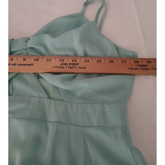 Dress Fo Women's Size XL High Low Light Green Dress Lightweight Dancing Clubbing - Picture 9 of 10